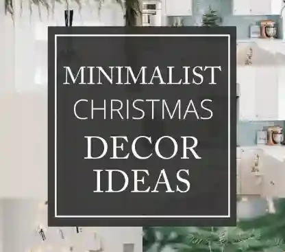 Minimalist christmas decor