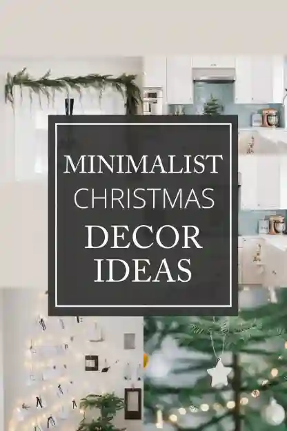 Minimalist christmas decor