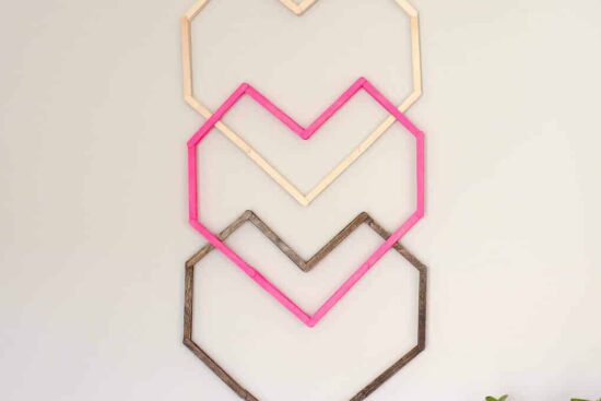 Diy Wall Decor With Ice Cream Stick
