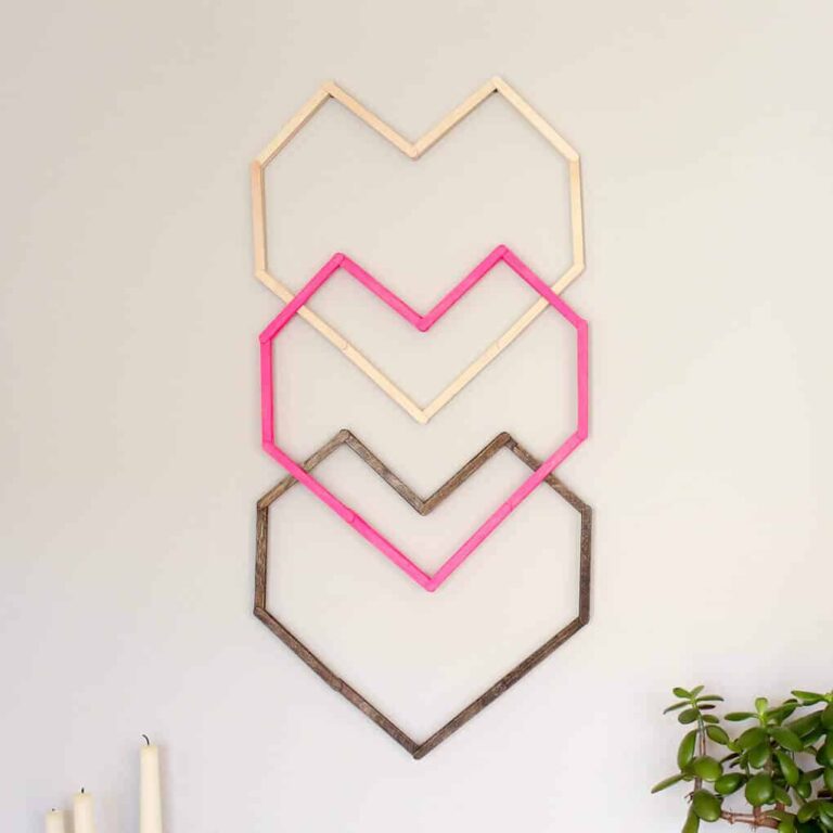 Diy Wall Decor With Ice Cream Stick